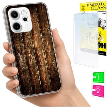 Torbica za Oppo Reno 14F / 14 FS 5G FOTO maskica poklopac + staklo 9H
