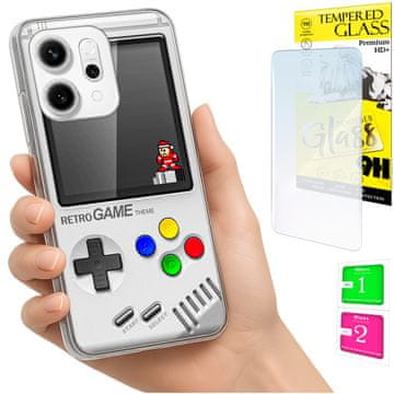 Etui za Oppo Reno 14F / 14 FS 5G maskica foto korice + staklo 9H