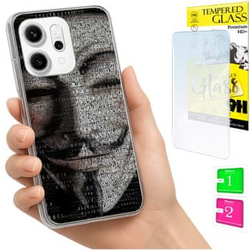Etui za Oppo Reno 14F / 14 FS 5G, maskica sa staklom 9H