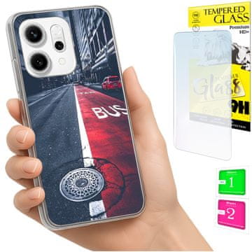Maskica za Oppo Reno 14F / 14 FS 5G, fotografija, stražnja maskica + 9H staklo