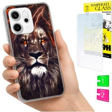 Torbica za Oppo Reno 14F / 14 FS 5G, maskica s fotografijom, futrola, + staklo 9H
