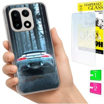 Fotokućište za OnePlus 15, maska, stražnja strana + staklo 9H