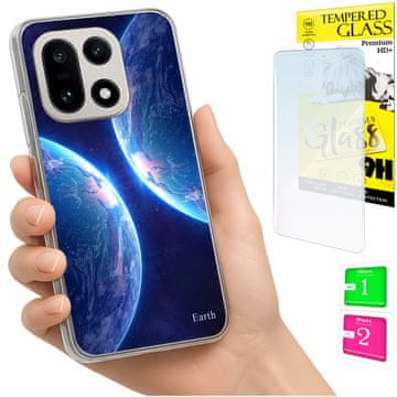 Etui za OnePlus 15 foto maska za leđa + zaštitno staklo 9H