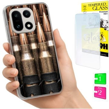 Maskica za OnePlus 15 FOTO Case, stražnja futrola + staklo 9H
