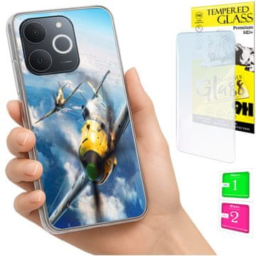 Maskica za Realme Note 70T, fotografija kućište, stražnja maskica, torbica + staklo 9H