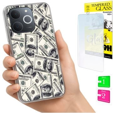 Etui za Realme Note 70T, maskica s fotićem, futrola za leđa + 9H staklo