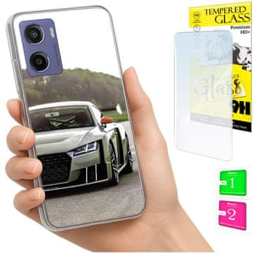 Torbica za motorola moto e15 / moto g05 maska futrola i staklo 9h