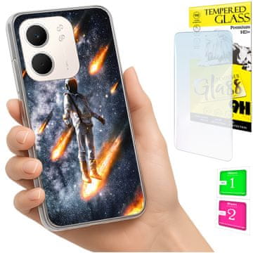 Etui za Oppo A5X, fotografija, maskica, futrola, poklopac + 9H staklo