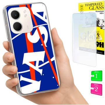 Torbica za Oppo A5X Fotografija maska stražnja navlaka poklopac + staklo 9H