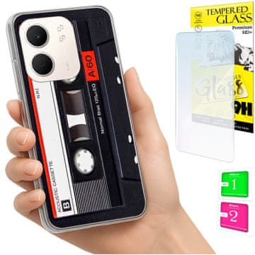 Etui za Oppo A5X maskica foto, stražnja školjka, futrola + 9H staklo