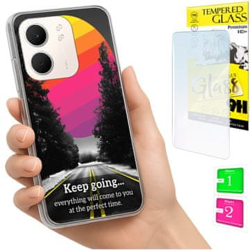 Torbica za Oppo A5X foto kućište, stražnja maska, poklopac + 9H staklo