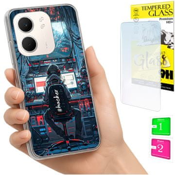 Maskica za Oppo A5X Foto, torbica, futrola, poklopac + staklo 9H