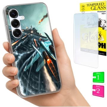 Etui za Samsung Galaxy S25 FE fotofutrola za mobitel sa zaštitnim staklom 9H