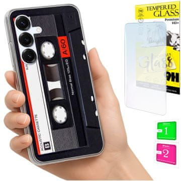 Torbica za Samsung Galaxy S25 FE Foto Case s tvrdim leđima i staklom 9H