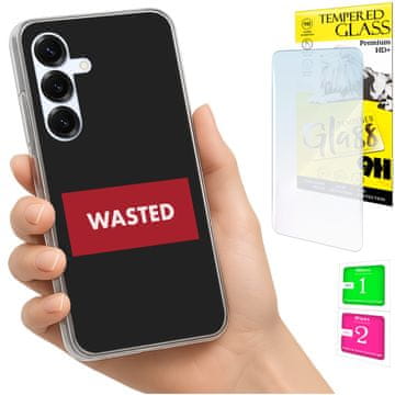 Etui za Samsung Galaxy S25 FE, maskica foto case sa staklom 9H