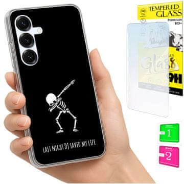 Fotostudio maskica za Samsung Galaxy S25 FE, stražnja maskica, futrola + 9H staklo