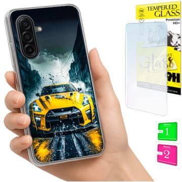 Maskica za Samsung Galaxy A17 5G Foto koverat za leđa + 9H staklo