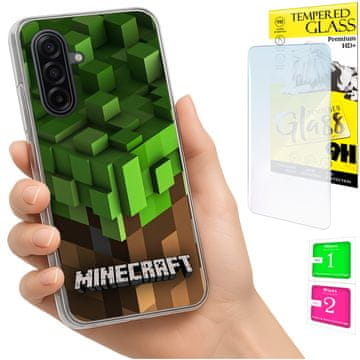 Torbica za Samsung Galaxy A17 5G, maskica foto, stražnja školjka, futrola + staklo 9H