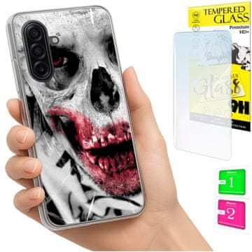 Torbica za Samsung Galaxy A17 5G, maskica FOTO, stražnja maskica, futrola + staklo 9H
