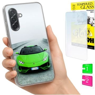 Fototaknica za Samsung Galaxy A36 / A56, maska za leđa, torbica + 9H staklo