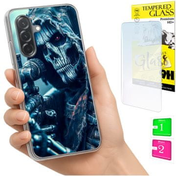 Torbica za Samsung Galaxy A36 / A56 s foto dizajnom, maskica sa stražnjom stranom i staklom 9H