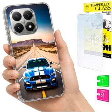 Etui za Xiaomi 15T fotoorganizator maska s leđima + staklo 9H