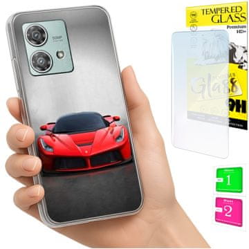 Futrola za Motorola Edge 40 Neo, maskica sa fotografijom, torbica + staklo 9H