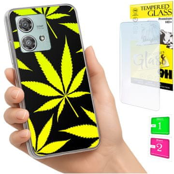 Etui za Motorola Edge 40 Neo, maskica sa fotografijom, stražnja strana, futrola + zaštitno staklo 9H
