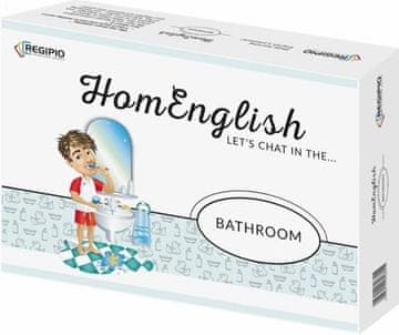 Homenglish let's chat about bathroom. Društvena igra, regipio