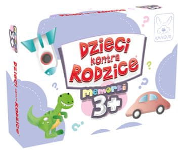 Djeca protiv roditelja. Memorki 3+. Društvena igra. Kangur