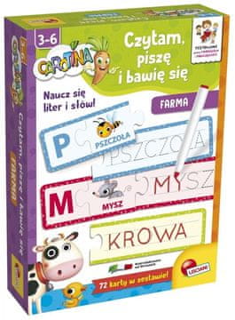 Lisciani Carotina. Bavim se, čitam i pišem. Farma 79940