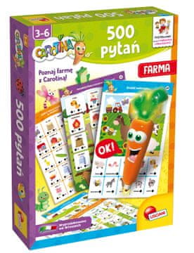 Lisciani Carotina. 500 pitanja. Farma 10128