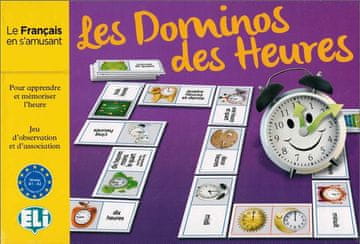 Francuski. Les dominos des Heures. Društvena igra za učenje jezika. Eli et toi