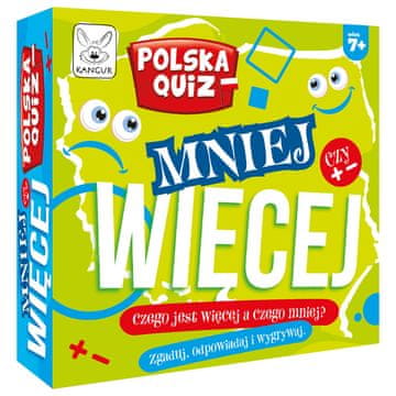 Kviz o Poljskoj. Više ili manje?. Društvena igra. Klokan