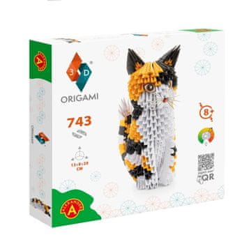 Alexander Origami 3d. Mačka.