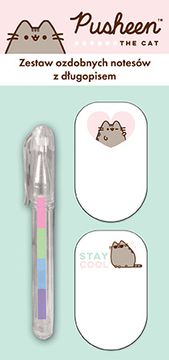 St.Majewski Pusheen set mini olovka + bilježnica (2 kom.)