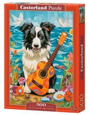 Castor Puzzle 500 el. border collie, gitara i more