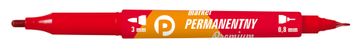 Tetis Marker permanentni premium s 2 vrha, crveni