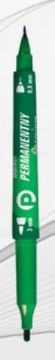 Tetis Marker permanentni premium, 2 vrha zelena