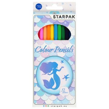 STARPAK Olovke u boji Sirene. 12 boja.
