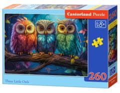 Castor Puzzle 260 elemenata. Tri male sove