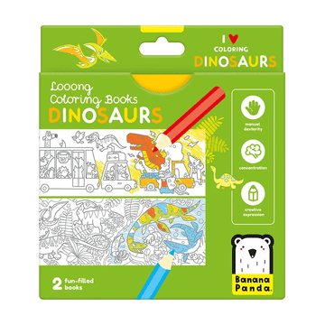 Looong Coloring Books - Volim bojati. Dinosauri 4+