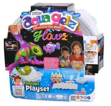 Simba Aqua Gelz. Deluxe set koji svijetli u mraku