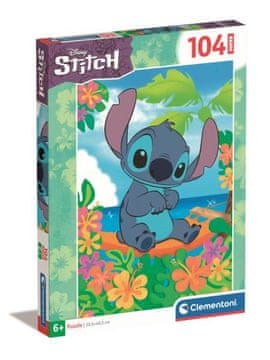 Clementoni Puzzle od 104 elementa. Super Kolor. Stitch 275724