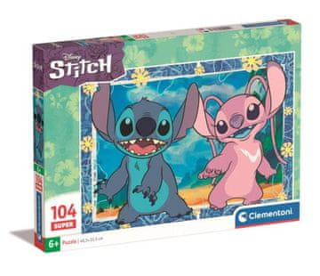 Clementoni Puzzle od 104 elementa. Super kolor. Stitch 275731
