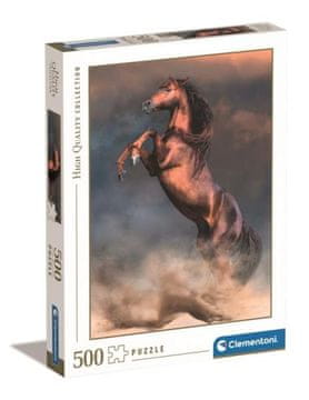 Clementoni Puzzle 500 elemenata. HQ Wild Red Stallion