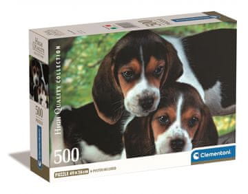 Clementoni Puzzle 500 elemenata. Compact. Close together
