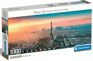 Clementoni Puzzle panorama 1000 dijelova. Compact. Paris