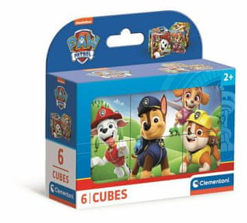 Clementoni Prostorne kocke 6 komada, Paw Patrol