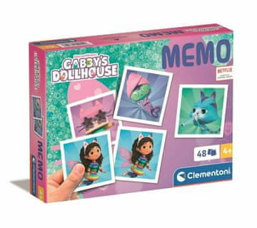 Clementoni Memo kockasti dom za mačke Gabi 183098